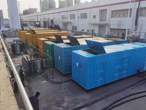 浙江柴油发电机出租案例展示